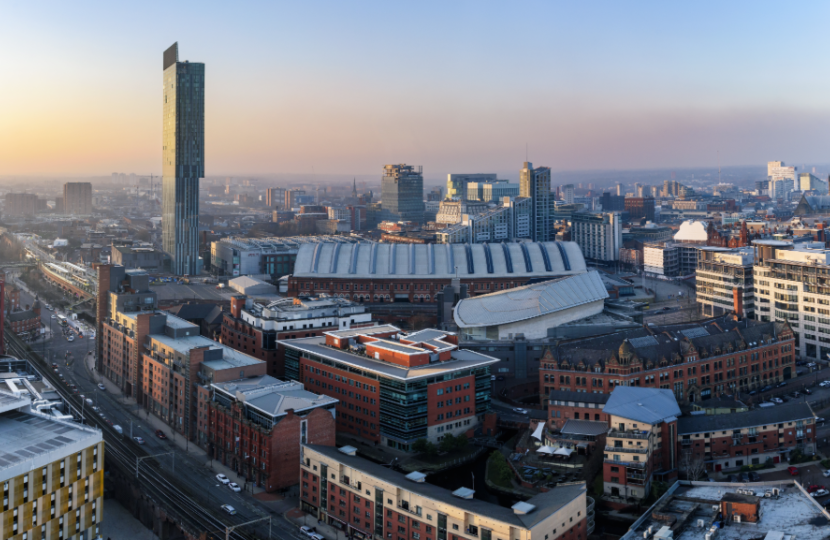 Manchester skyline